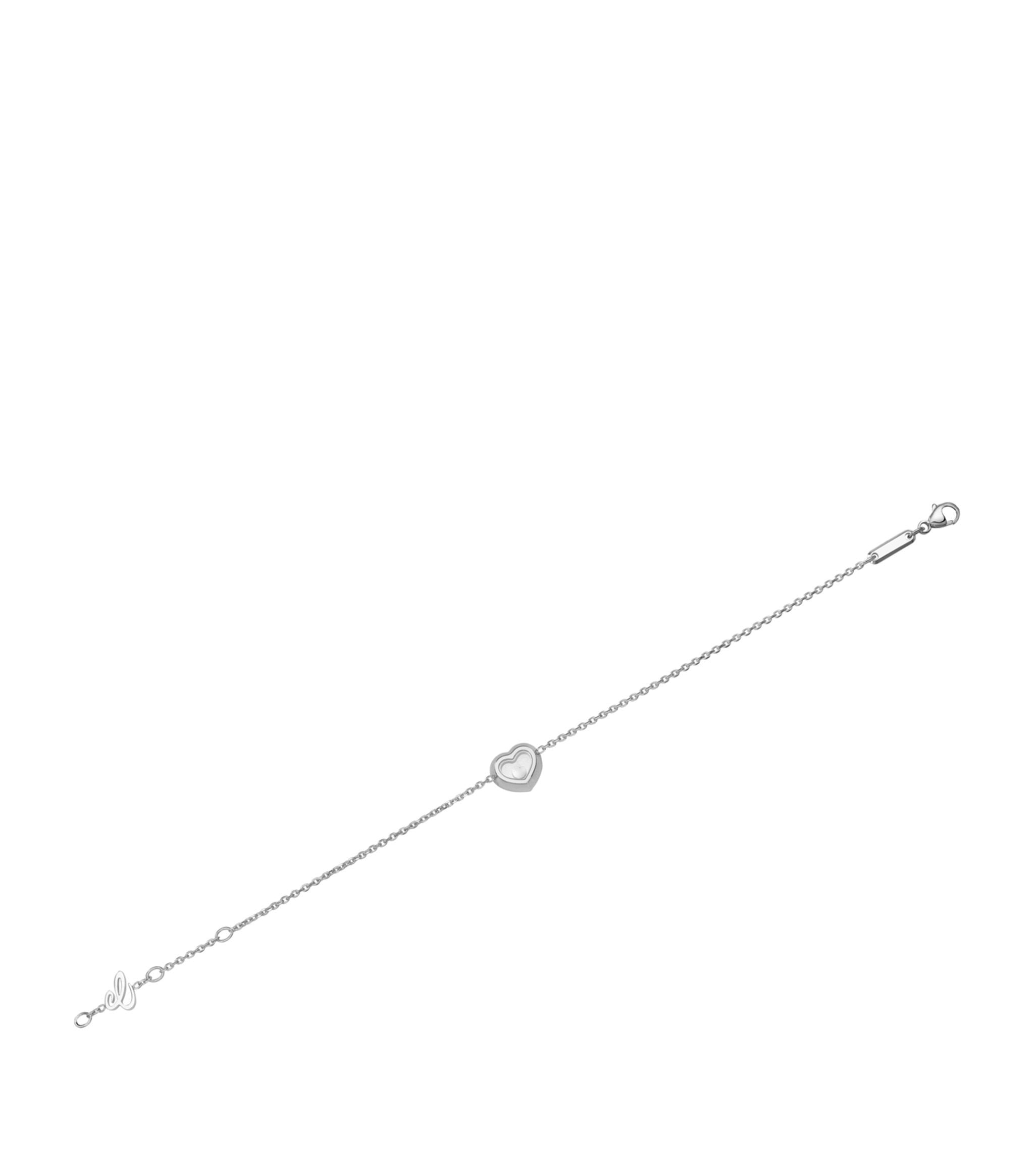 Chopard Happy Heart Bracelet Silver Cubic Zirconia