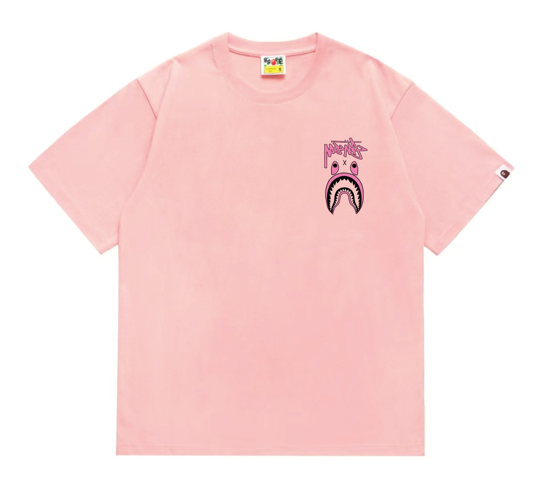 BAPE Contrast Shark Wordmark Graphic T-Shirt — front