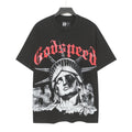 Godspeed E Pluribus Unum Statue Graphic T-Shirt — hero