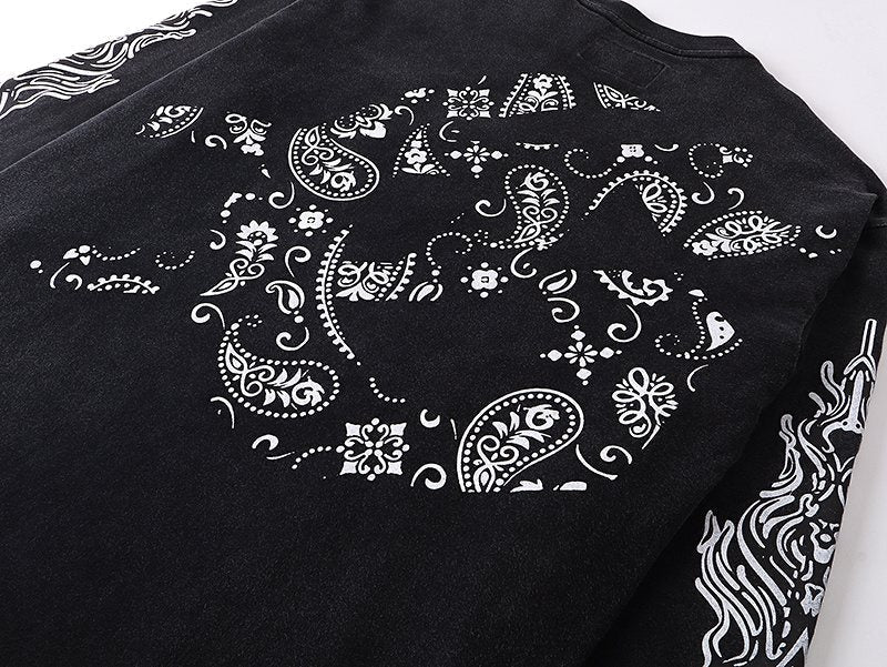 Godspeed Hollywood Cloud Graphic Long-Sleeve T-Shirt — detail