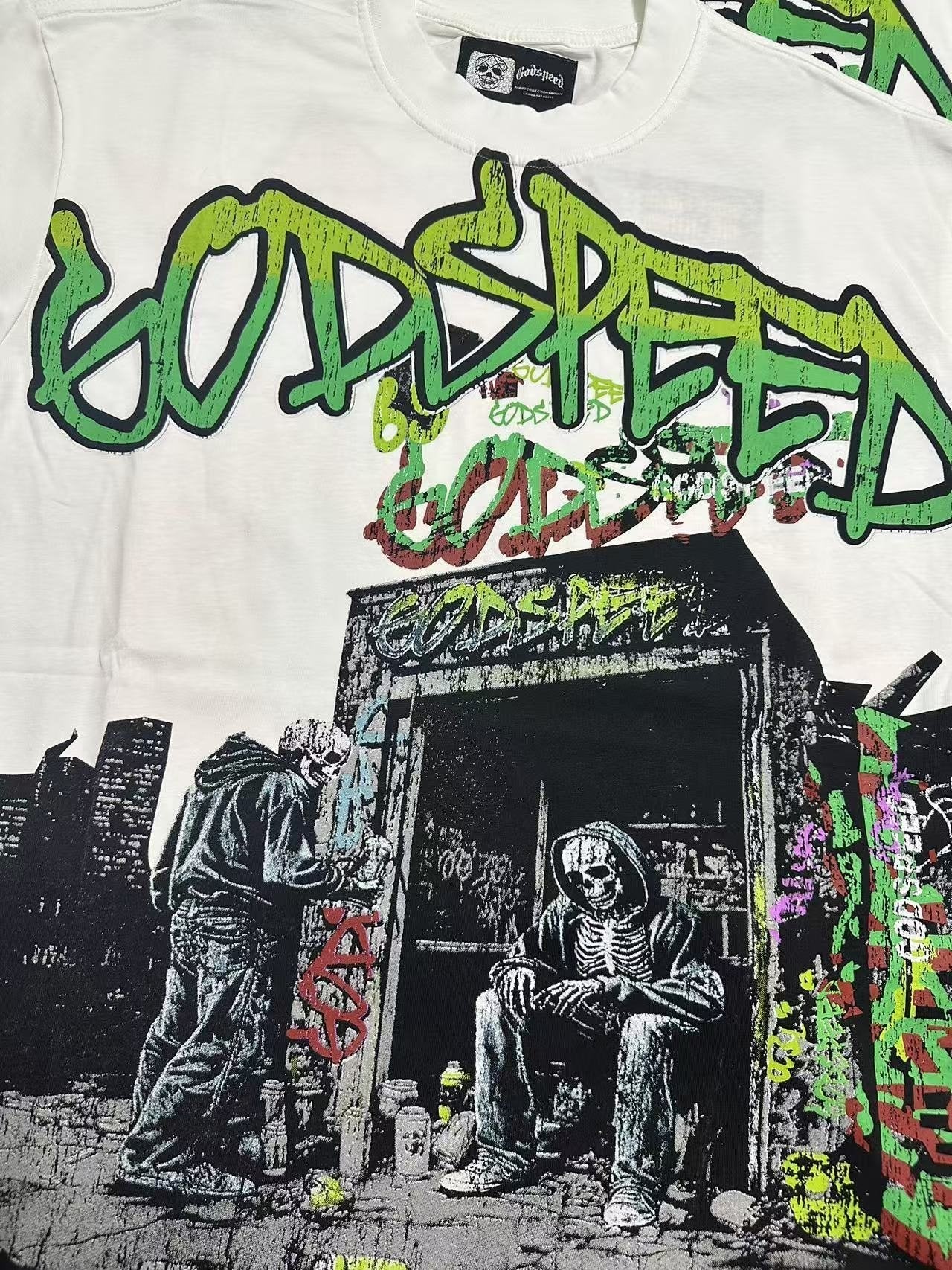 Godspeed Rock Graphic Short-Sleeve T-Shirt — detail