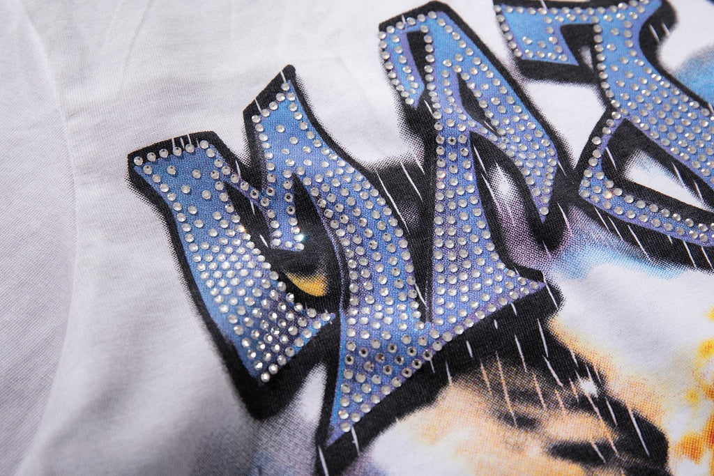 MAJESTIK Cherub Graphic Short-Sleeve T-Shirt — detail