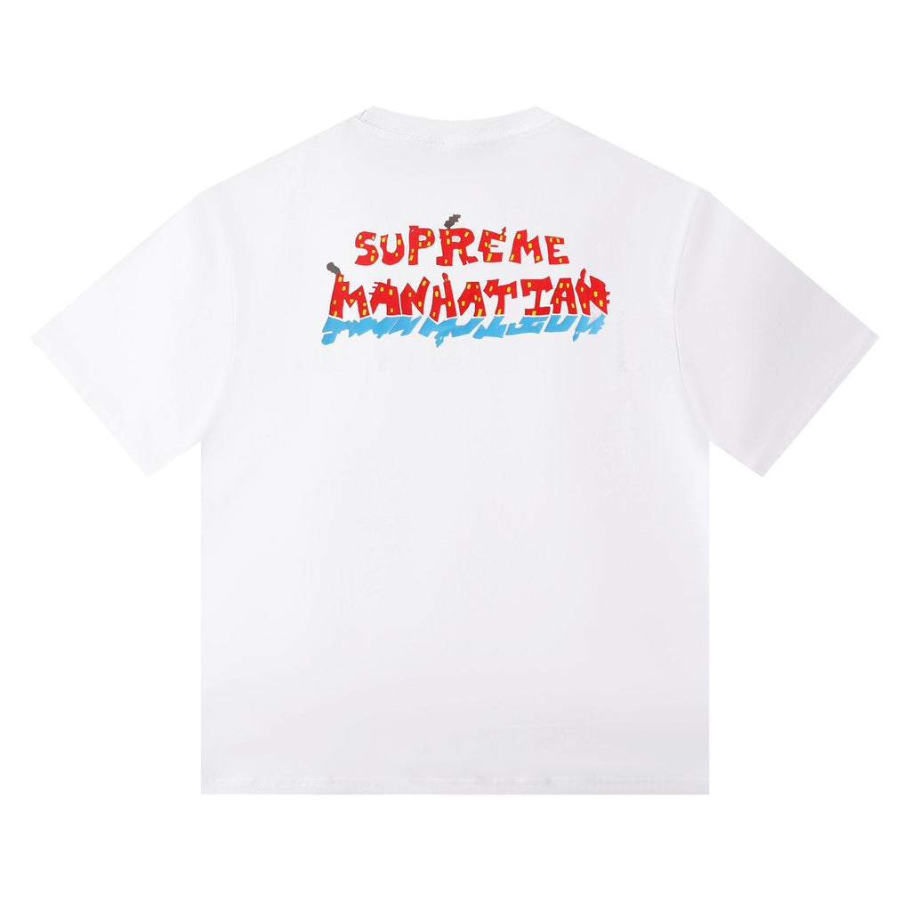 Supreme Manhattan City Graphic T-Shirt — back
