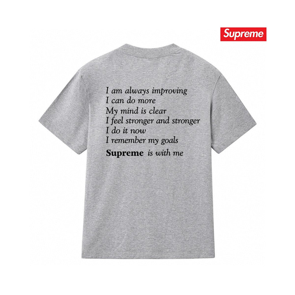 Supreme StayPositive Affirmation Graphic T-Shirt — back