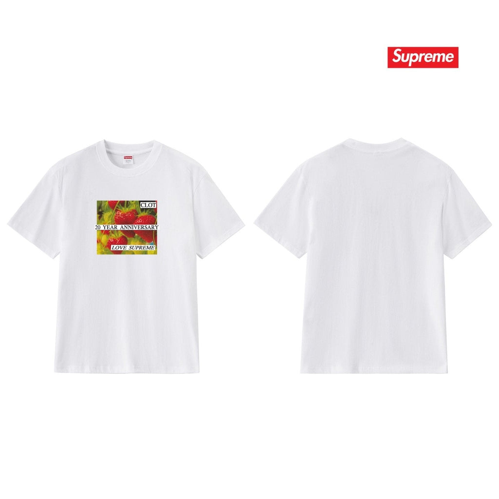 Supreme Floral Anniversary Graphic T-Shirt — back
