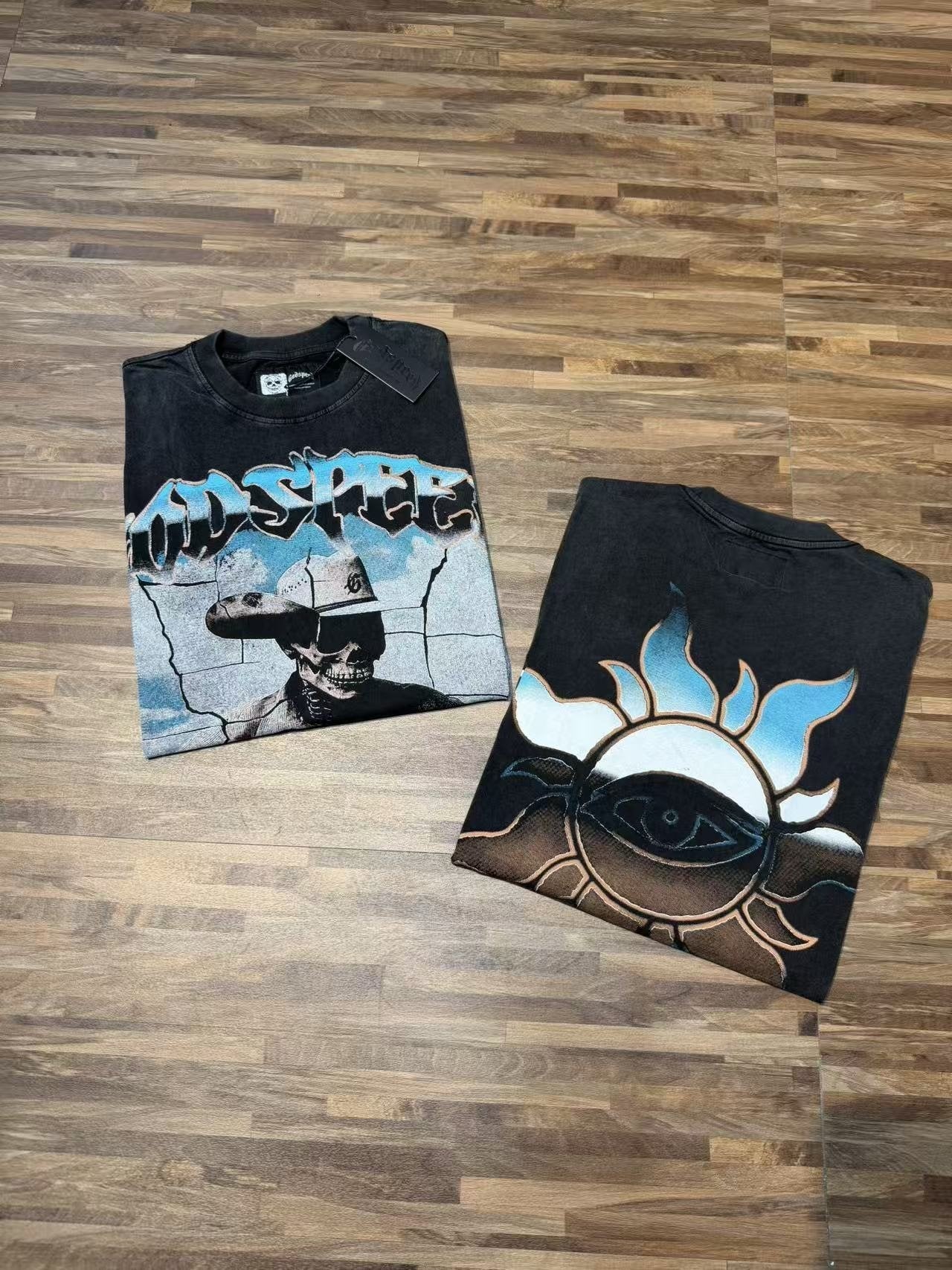 Godspeed Skeleton Guitar Graphic T-Shirt — context
