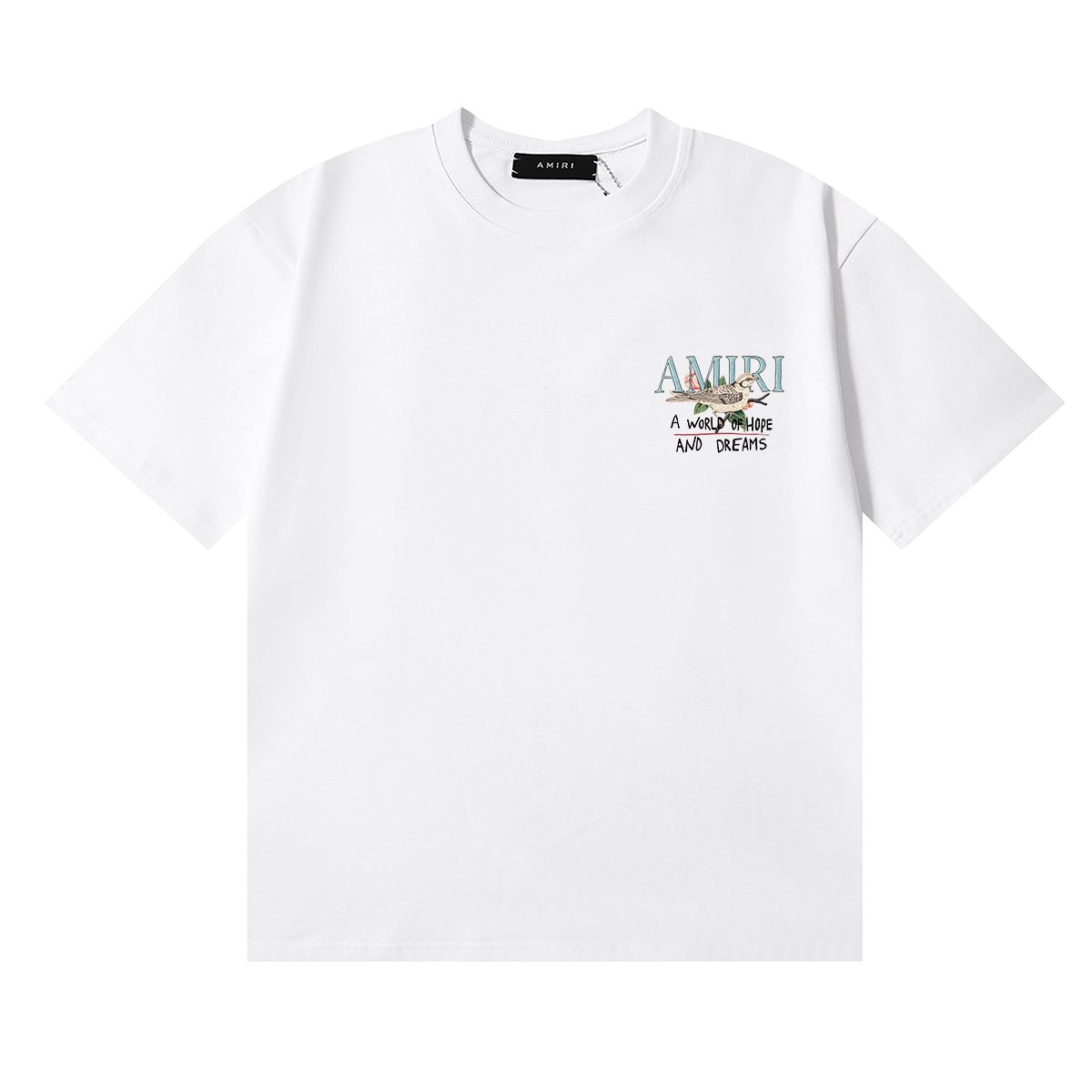 AMIRI Hope and Dreams Bird Graphic T-Shirt — front