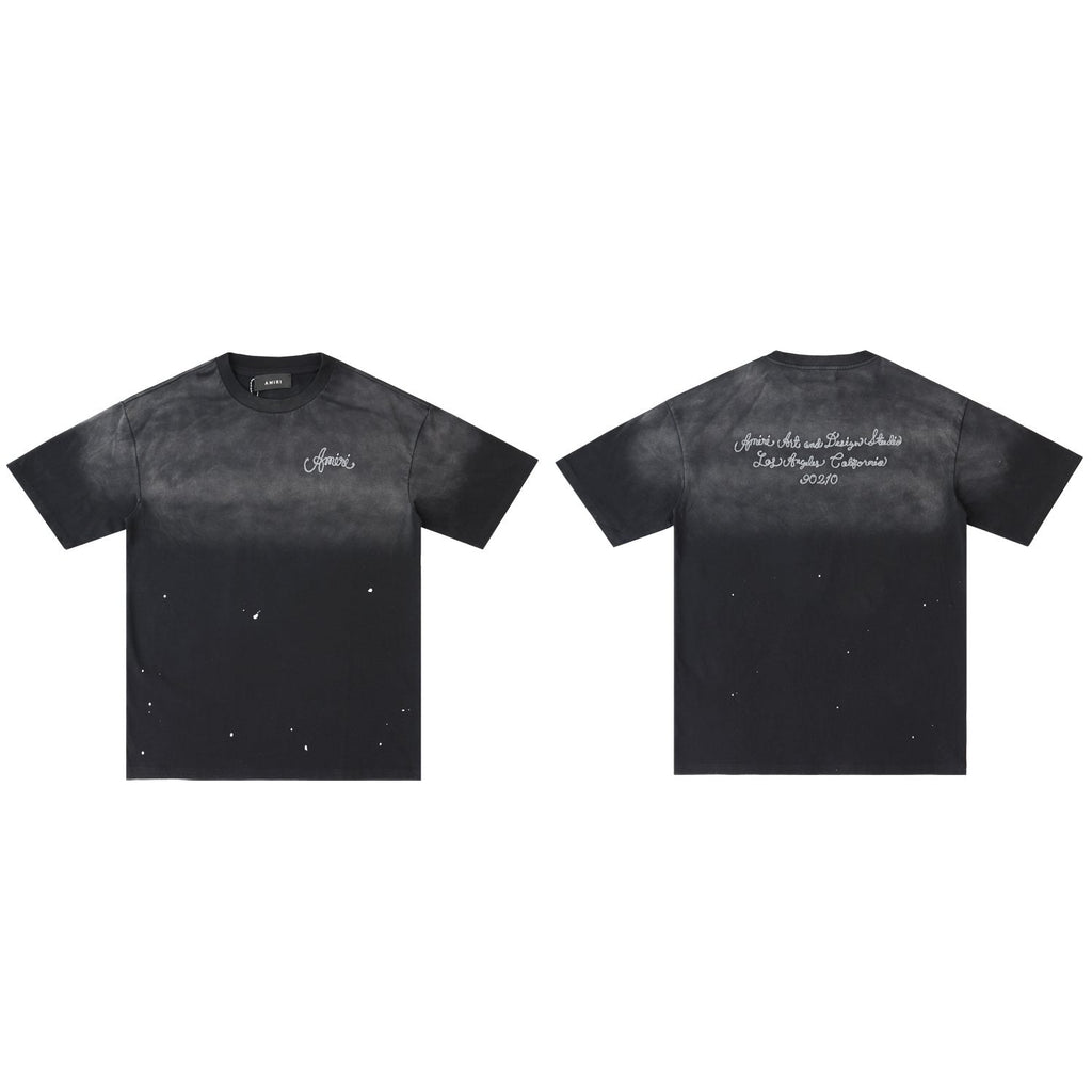 AMIRI Design Studio Paint-Splatter T-Shirt — front