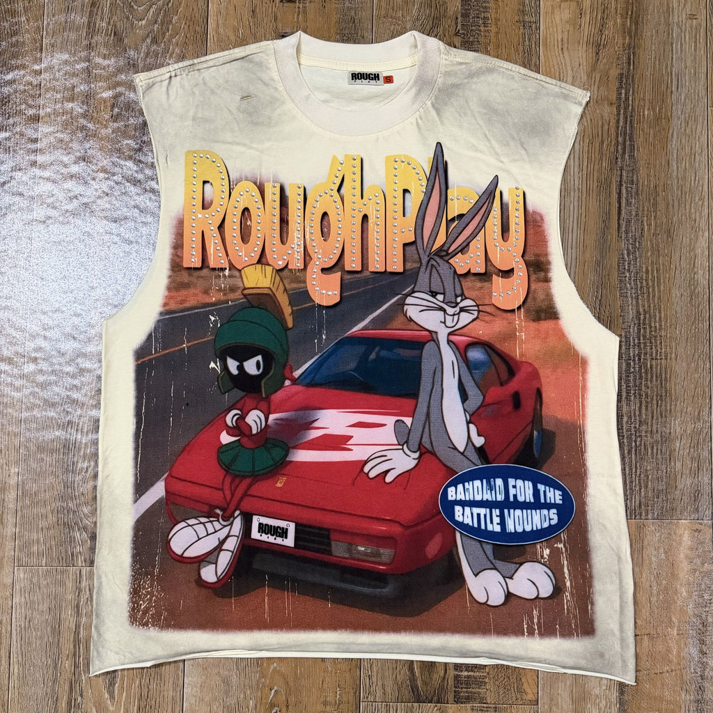Rough Play Looney Tunes Graphic Sleeveless T-Shirt — front