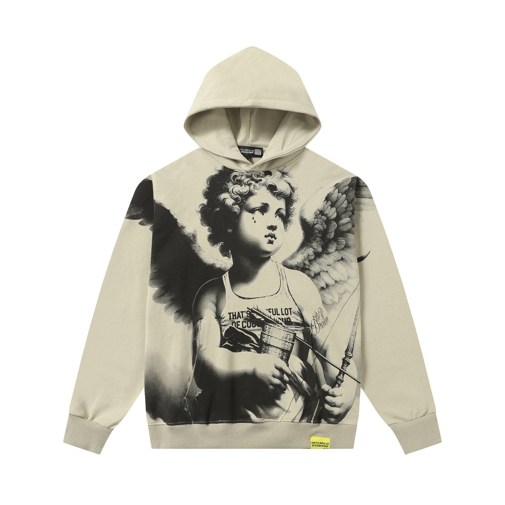 THAT'S A AWFUL LOT OF COUGH SYRUP Angel Graphic Hoodie — front