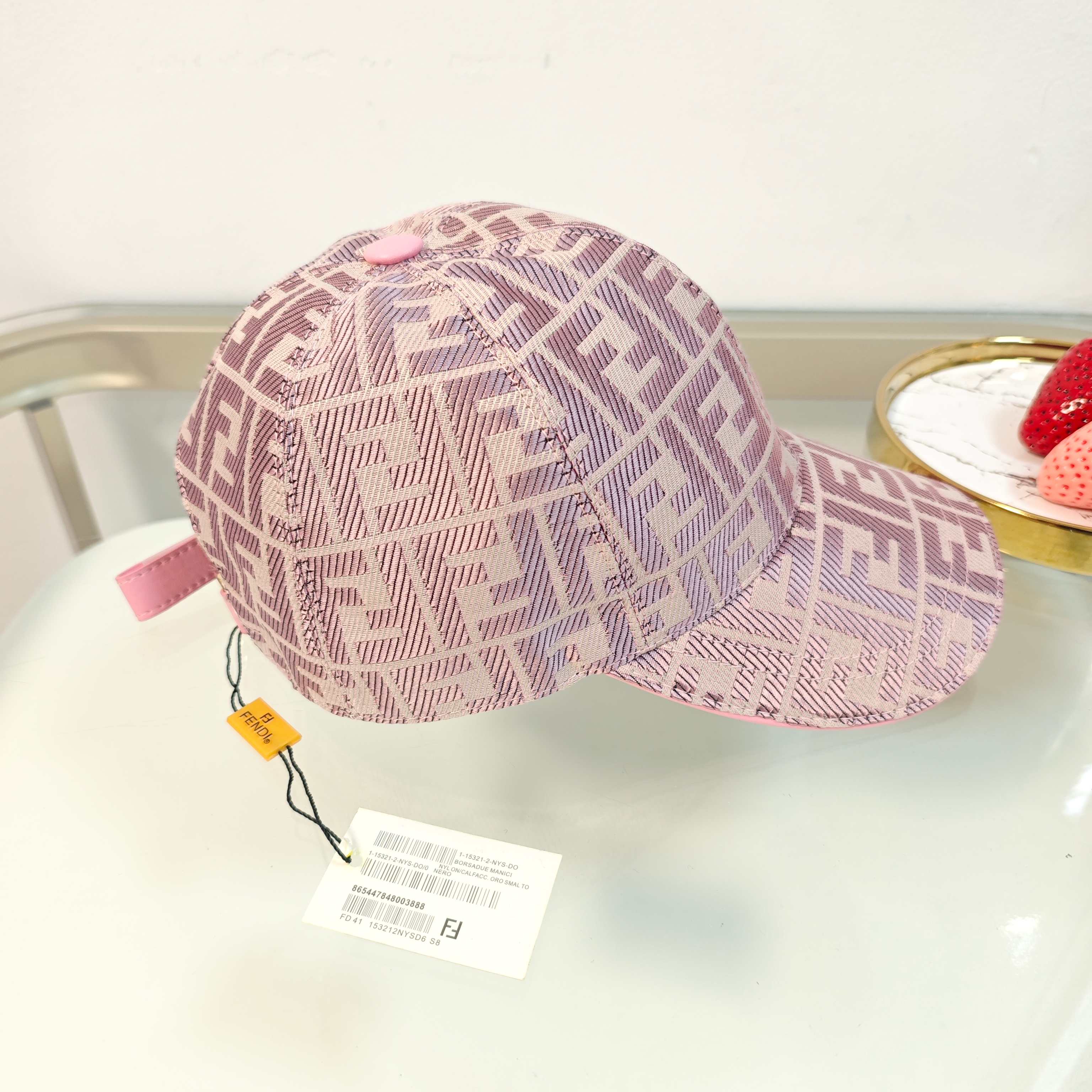 Fendi Embroidered Baseball Cap